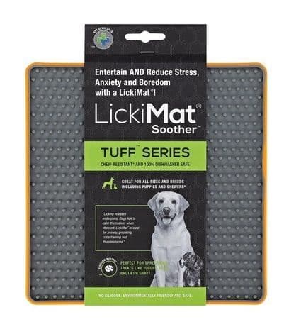 LickiMat Soother Tuff - Orange