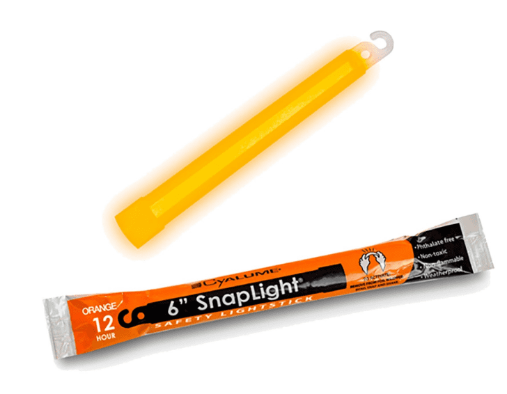 12 Hour 6 SnapLight (15cm) Orange lightstick (Cyalume® Branded)