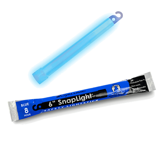 8 Hour 6 SnapLight (15cm) Blue lightstick (Cyalume® Branded)