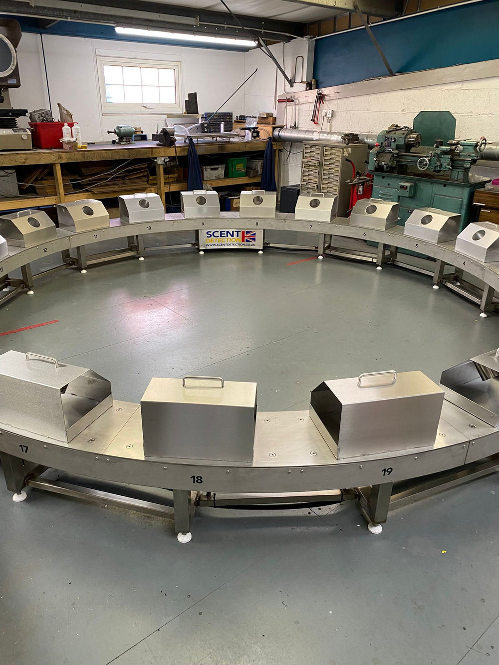 Motorized Multi-Function Scent Detection Training Carousel POA