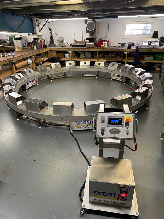 Motorized Multi-Function Scent Detection Training Carousel POA