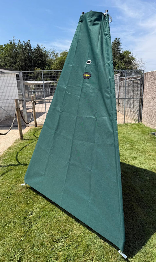Green Collapsible Blinds