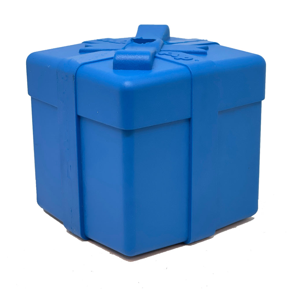 SodaPup Gift Box/Present Durable Rubber Chew Toy & Treat Dispenser