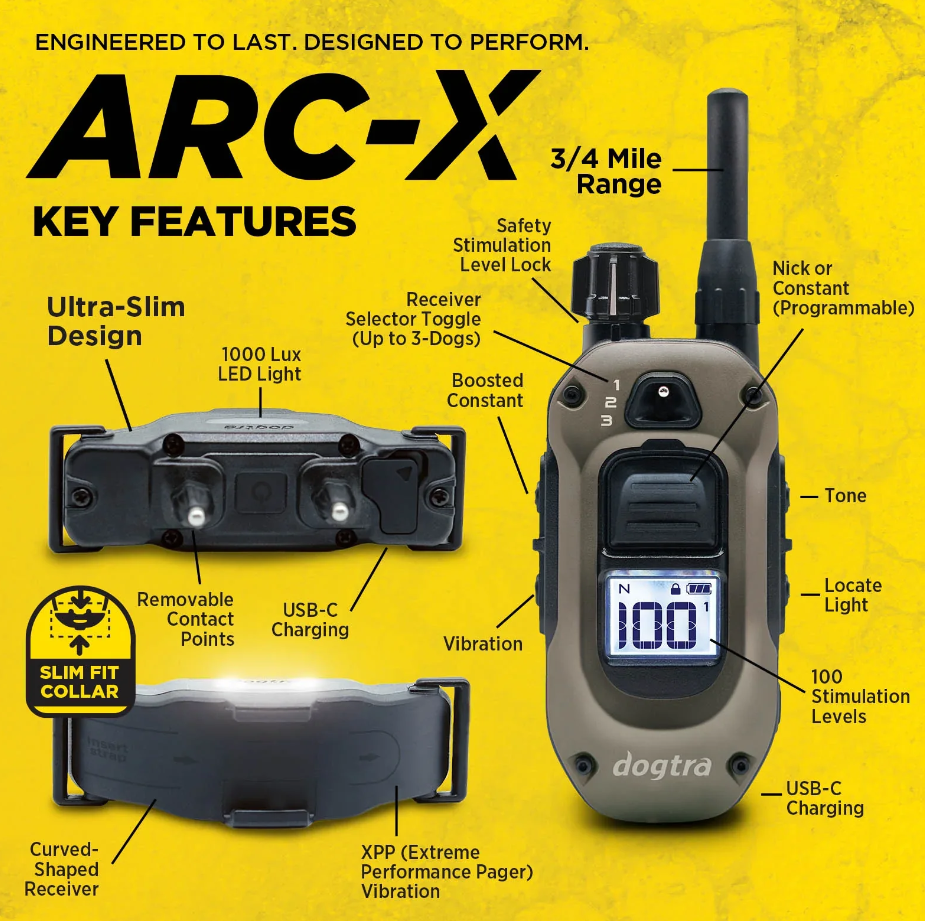 Dogtra ARC-X Kit 2-Dog Unit