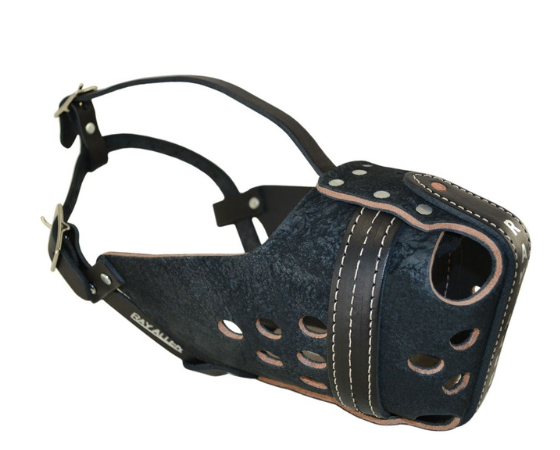 USA ORIGINAL RAM LEATHER AGITATION MUZZLE