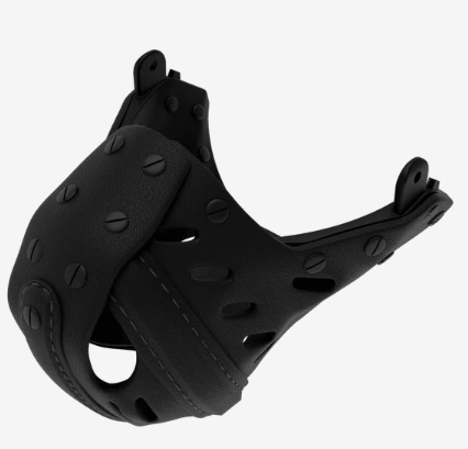 Dark Fighter Leather Agitation Muzzle