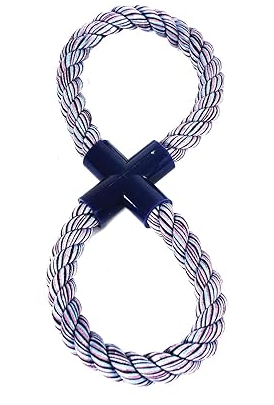 Nuts For Knots Figure of 8 Rope Dog Toy
