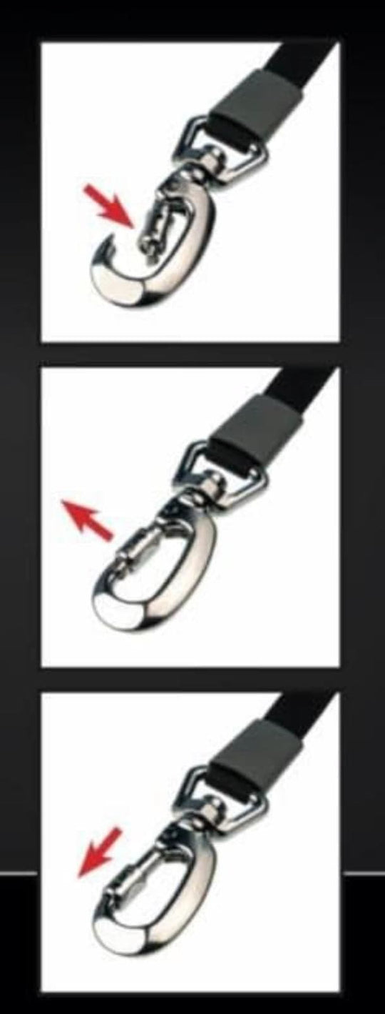 Flexi Giant L Plus 8m Black Tape with Special Safety&nbsp;Hook.