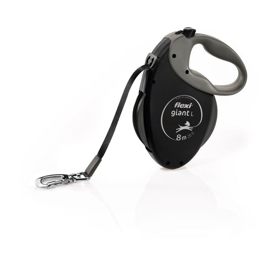 Flexi Giant L Plus 8m Black Tape with Special Safety&nbsp;Hook.