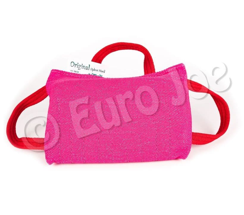 French Linen Cushion with 3 Handles- PINK
