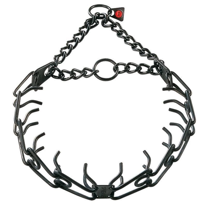 Herm Sprenger Black Ultra-Plus Collar - Half Check