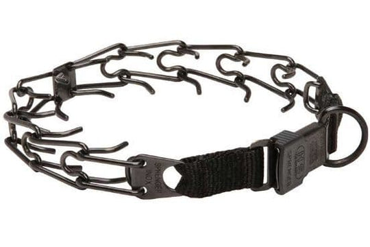 Herm Sprenger Black Ultra-Plus Collar - Metal Clip