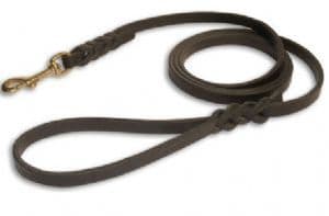 Leather Plaited Lead 10mm
