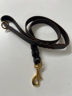 Leather Plaited Lead 15mm