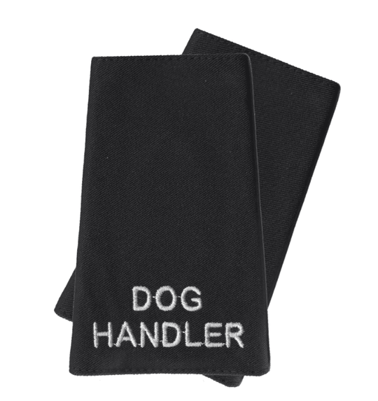 Pair of Dog Handler Slides / epaulettes