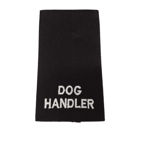 Pair of Dog Handler Slides / epaulettes
