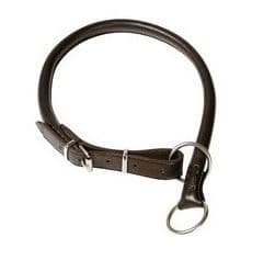 Round Leather Slip Collar