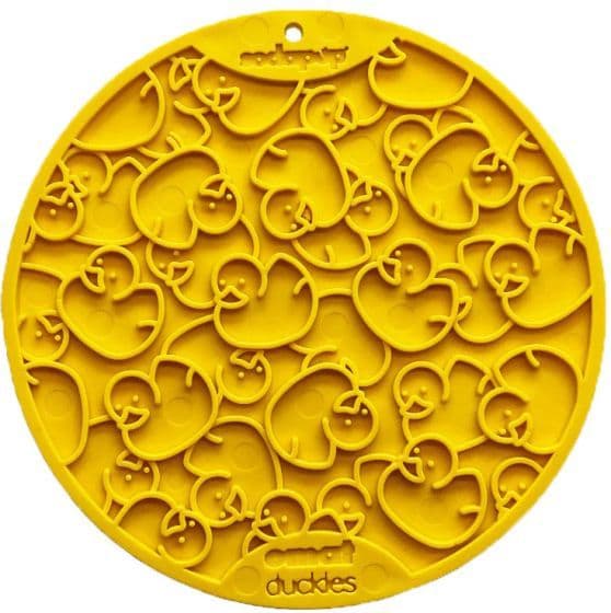 Sodapup Lick Mat Duck Design with suction cups