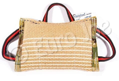 Tug with Gusset, Jute Hard 3 handles